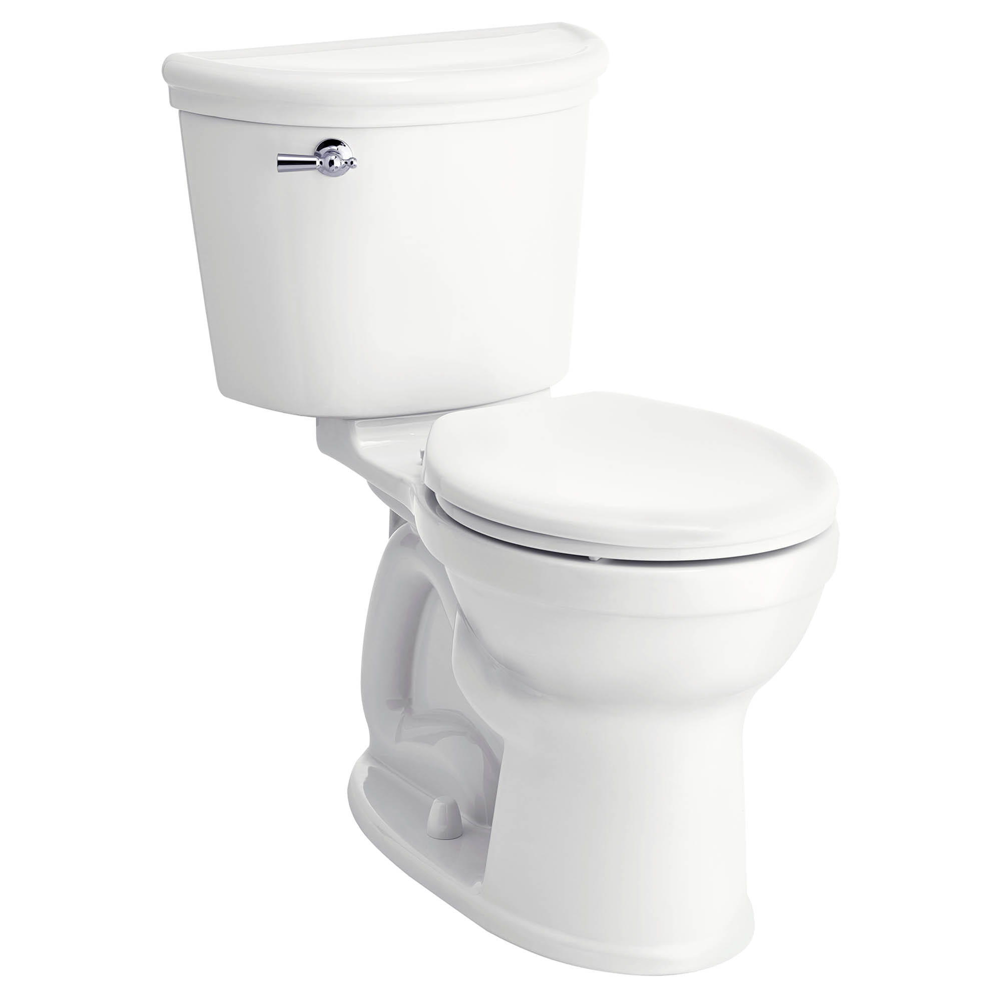 Toilette Retrospect Champion PRO, 2 pièces, 1,28 gpc/4,8 lpc, à cuvette au devant rond à hauteur de chaise, sans siège